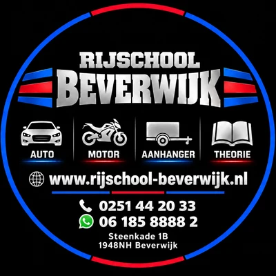 Logo van Rijschool Beverwijk in Beverwijk